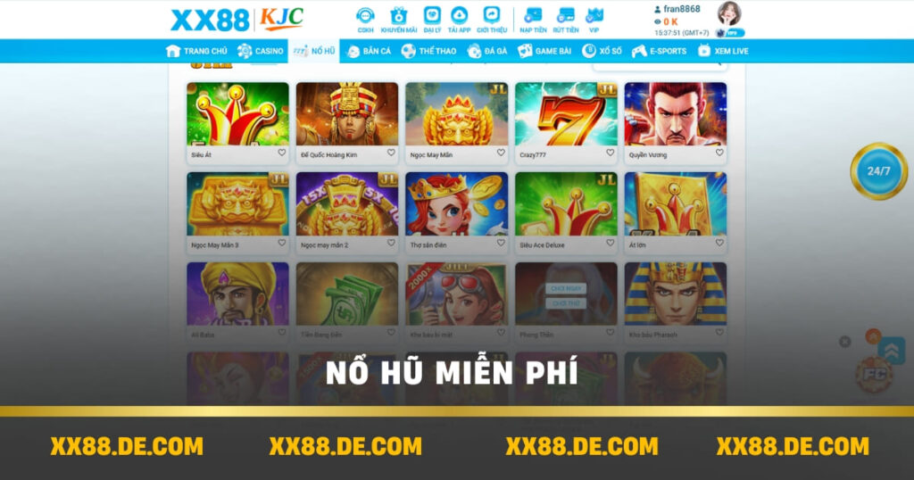 Nỗ hũ miễn phí